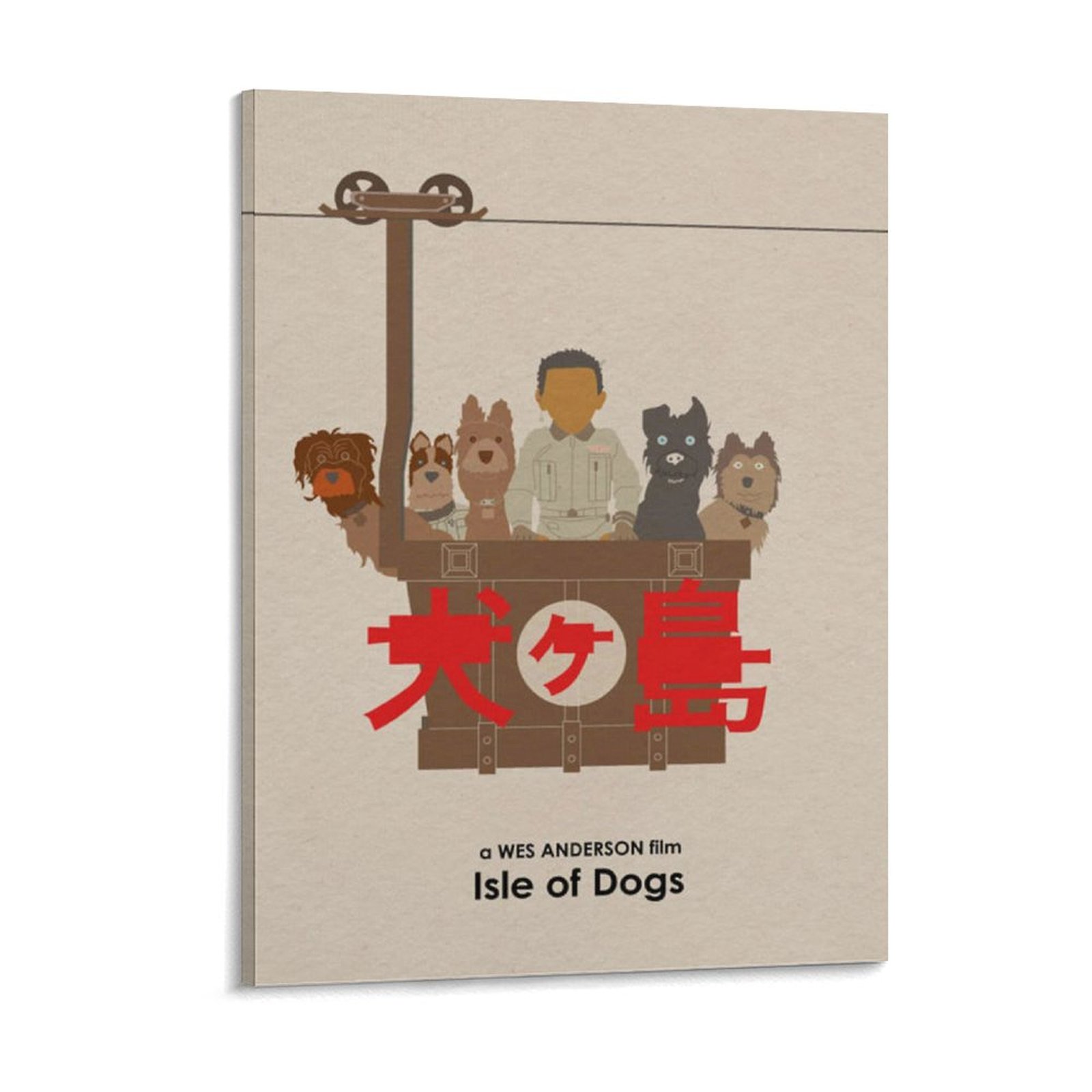 Home Cinema Wall - Wes Anderson Isle Of Dogs Movie