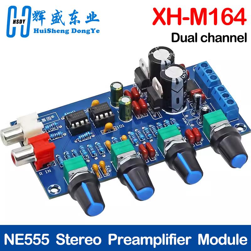 Surround Sound Decoder - XH-M164 NE5532 Stereo Pre-amp Preamplifier Tone