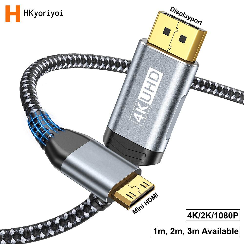 Home Cinema Projector 4K - DisplayPort To Mini HDMI Cable UHD