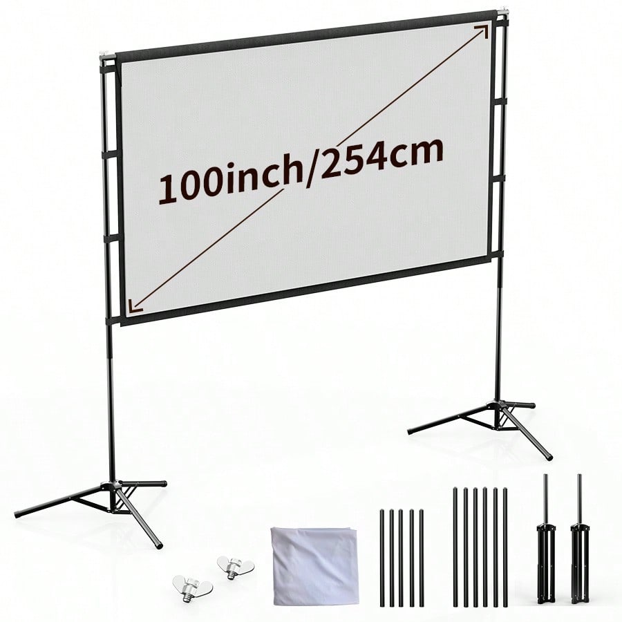 Home Cinema Projector 4K - XBJ 100 Inch 4K Ultra HD