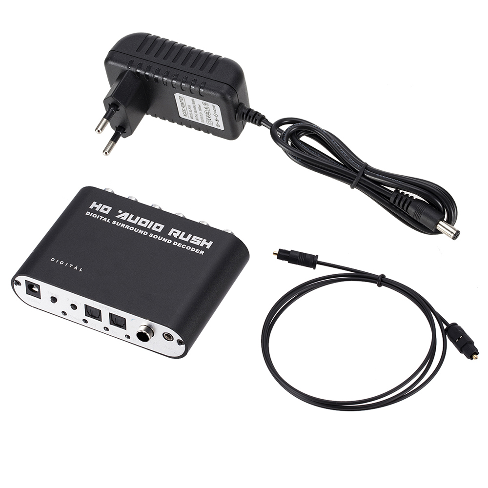 Surround Sound Decoder - 5.1CH HD Audio Decoder SPDIF Coaxial