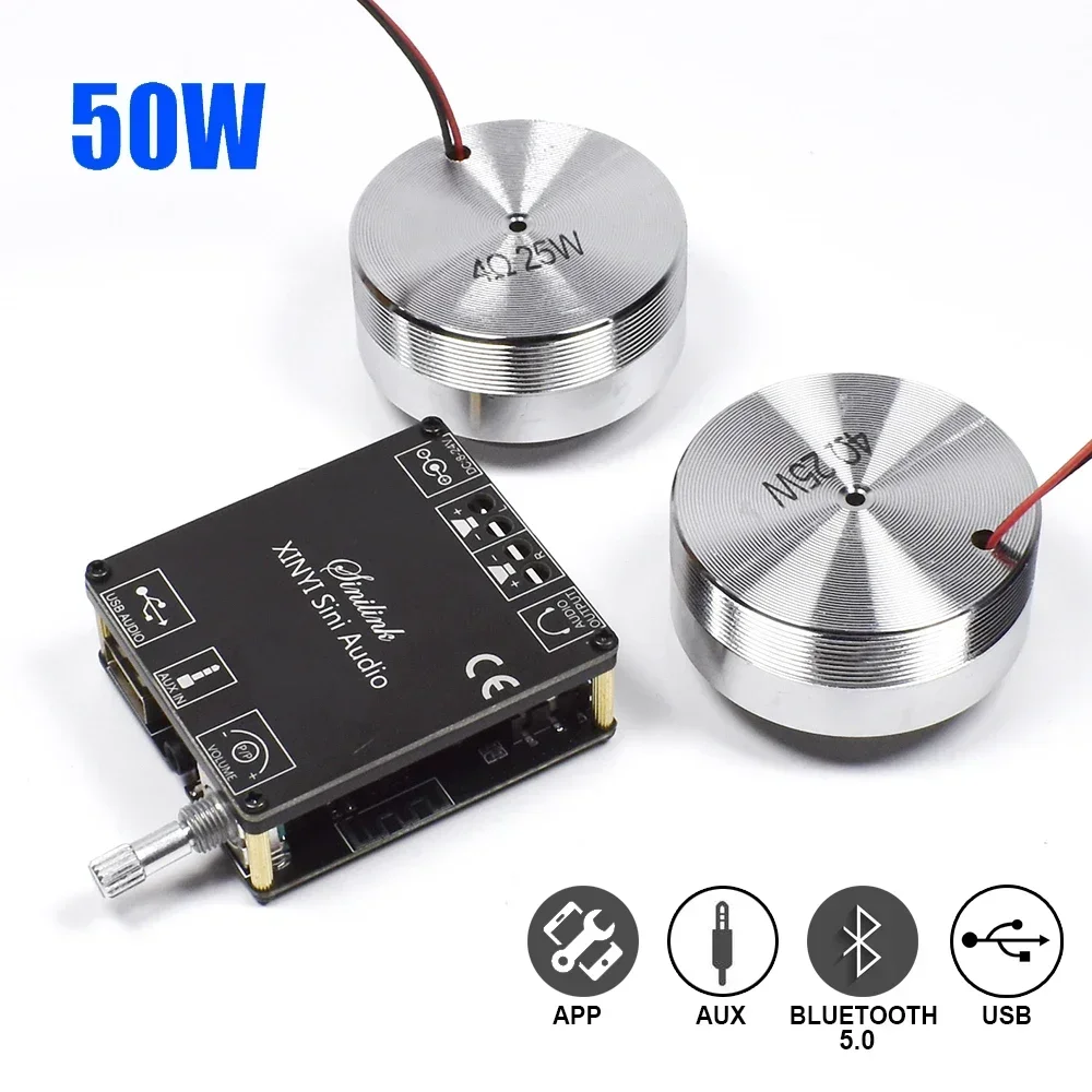 Home Cinema Hall - 2*25W Portable Stereo Vibration Speaker Audio