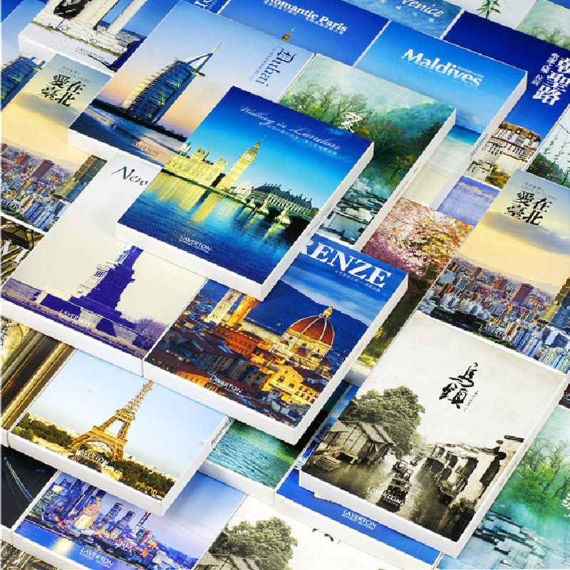 Home Cinema Wall - 30Pcs 10x14cm Travel Landscape Photography Postcards