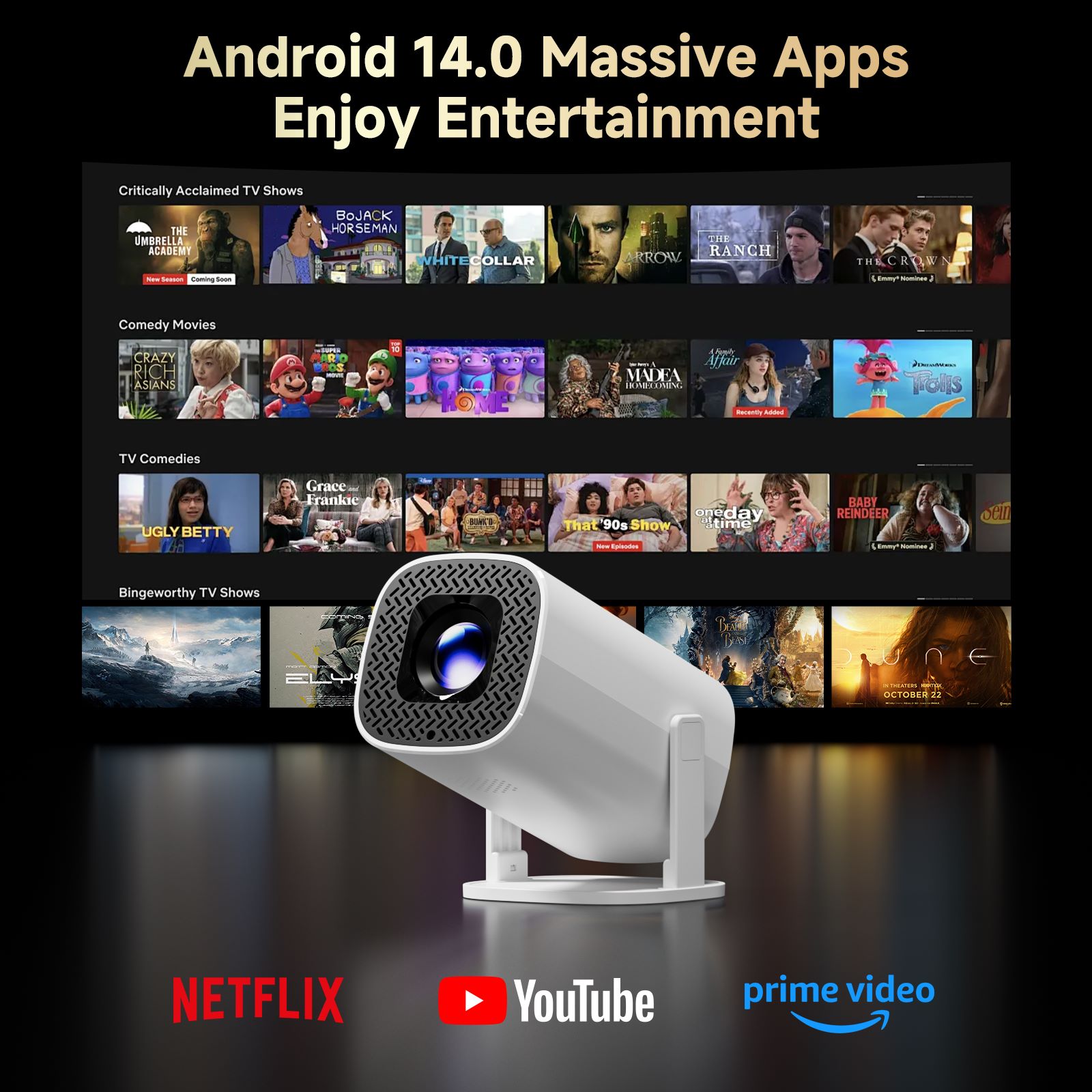 HONGTOP P30PRO Smart Mini Proj - Video Home Cinema review and price