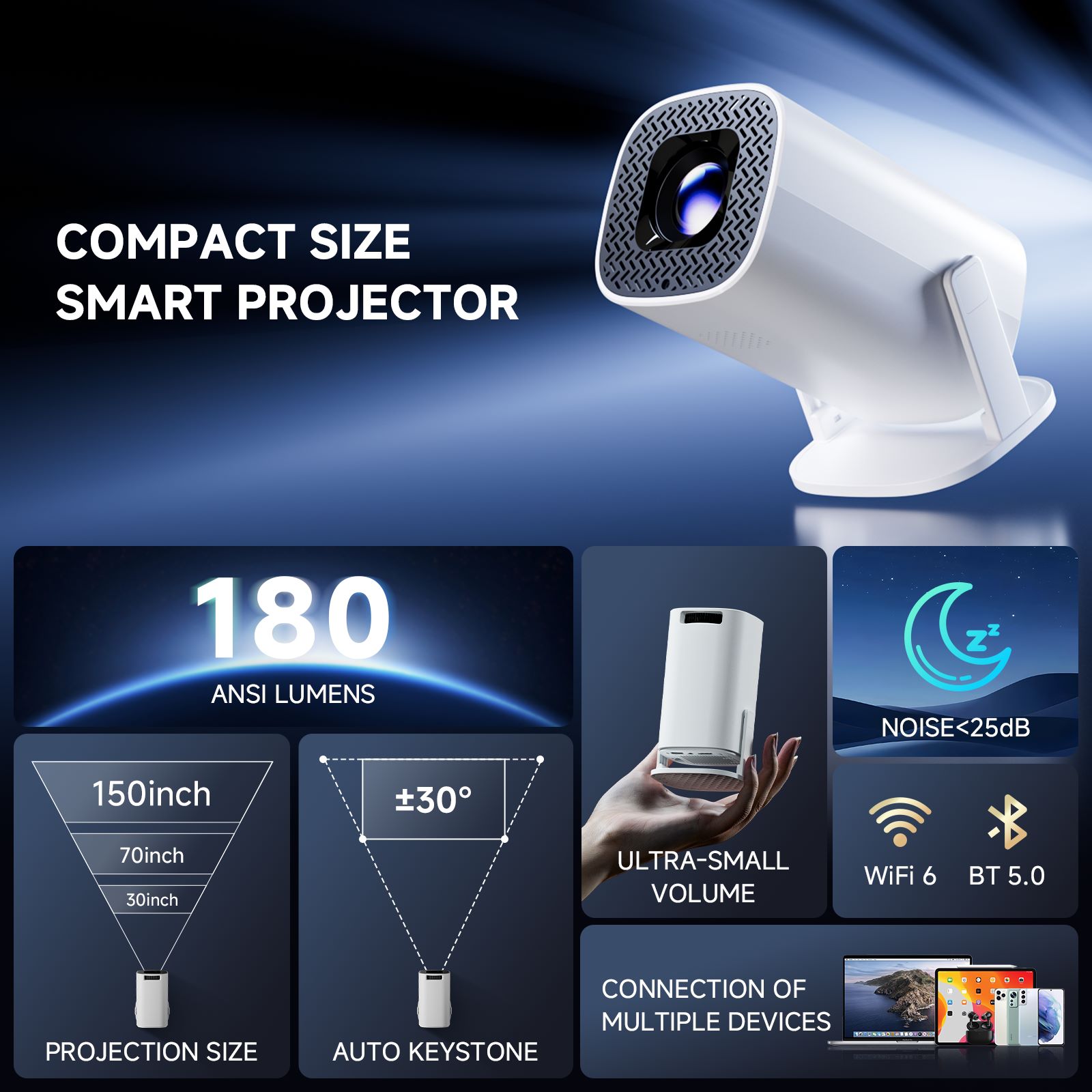 HONGTOP P30PRO Smart Mini Proj - Video Home Cinema review and price