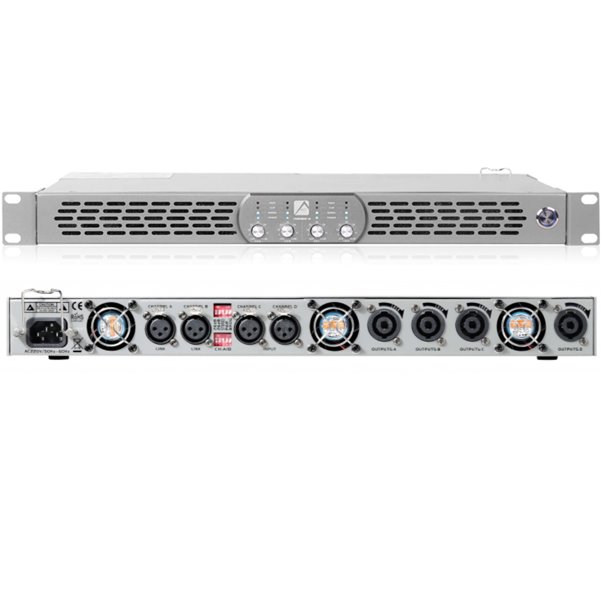 1U Digital Power Amplifier 4Ch - Home Cinema Hall review and price