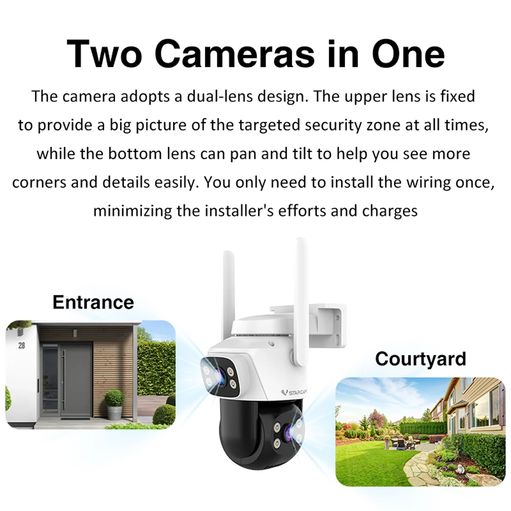 Vstarcam 5.0MP HD Dual Lens Wi - Home Cinema Outdoor review and price