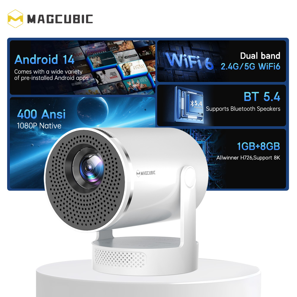 Magcubic Android 14 Native 108 - Video Home Cinema review and price