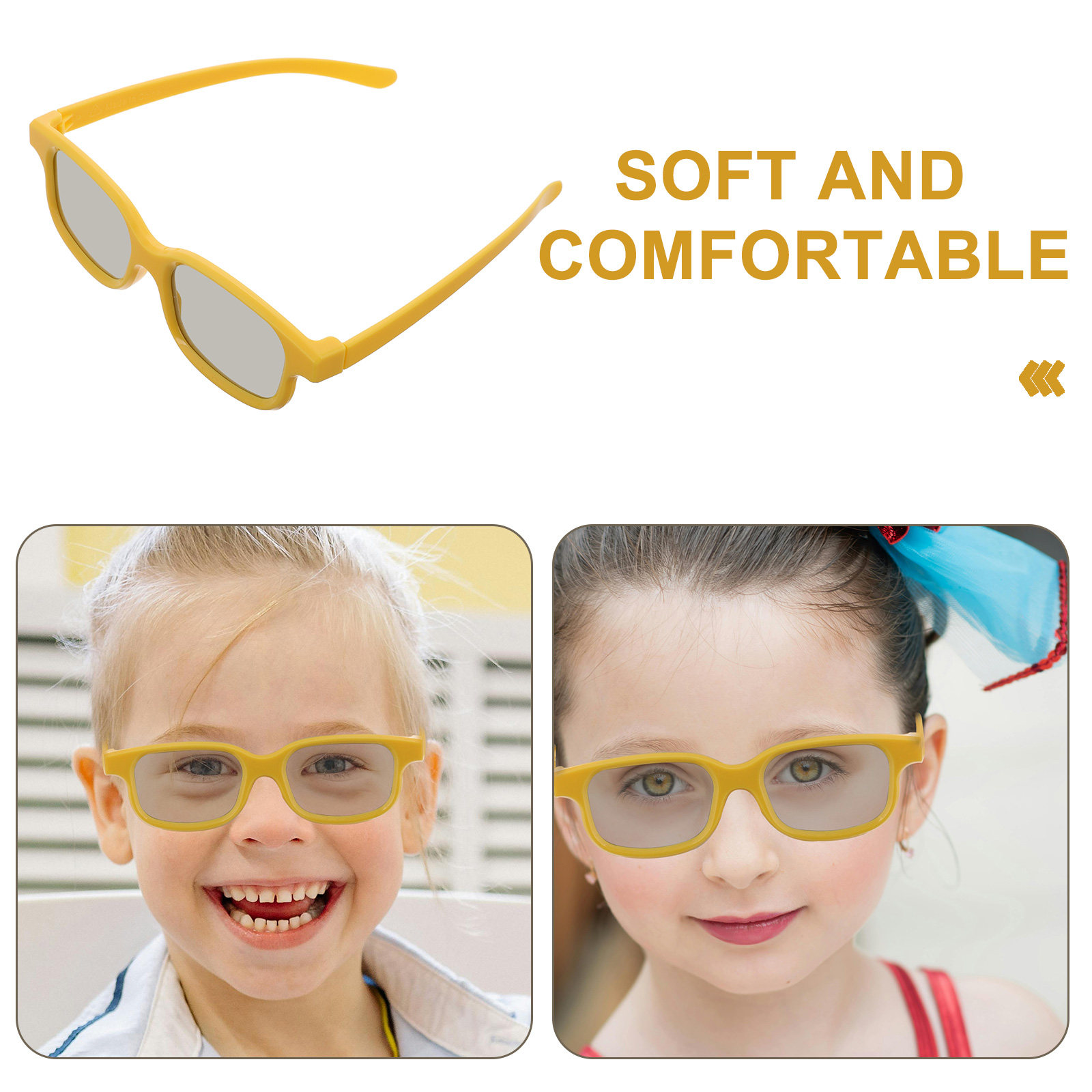 6Pcs Kids 3D Glasses Family Fr - Home Cinema Kids review and price