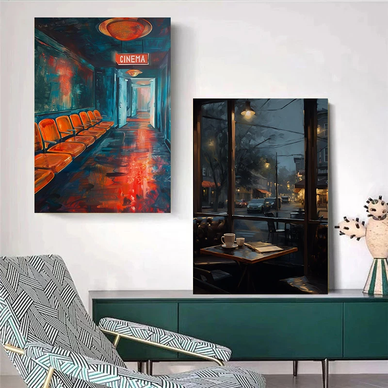 1pc frameless Moody Vintage Ni - Home Cinema Wall review and price