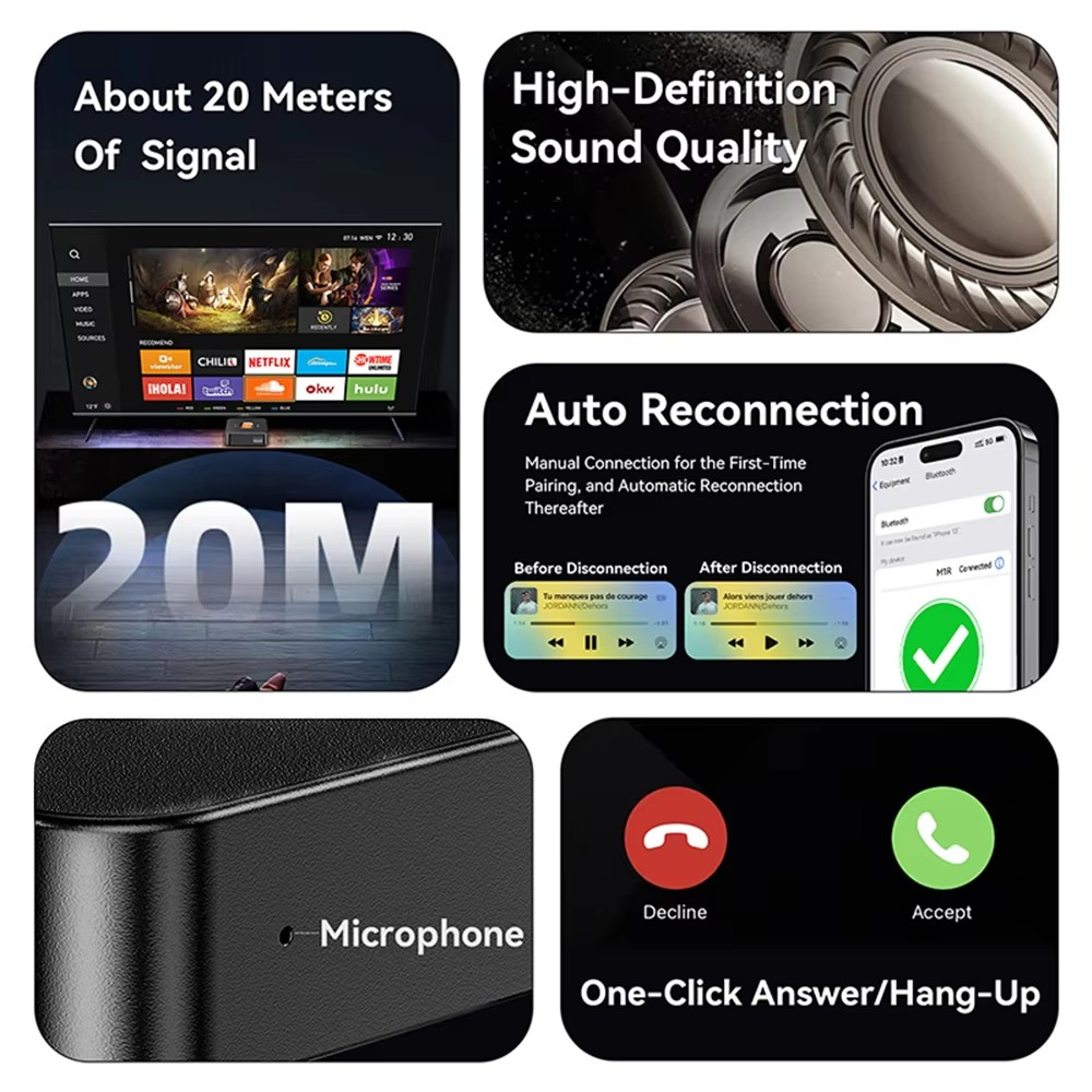 Bluetooth 6.0 Receiver 3.5mm A - Home Cinema Receiver review and price
