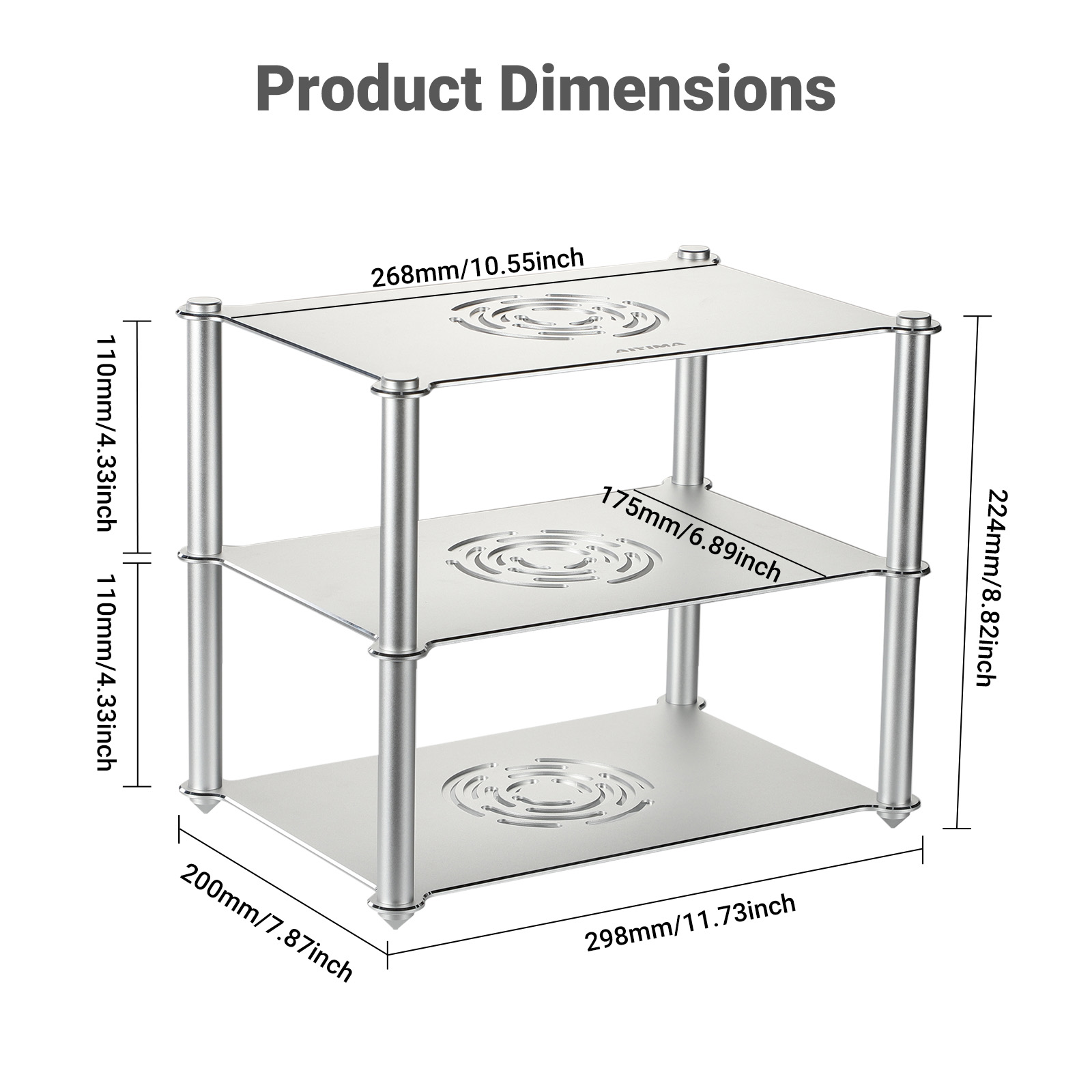 AIYIMA Metal Amplifier Rack Hi - Home Cinema System review and price