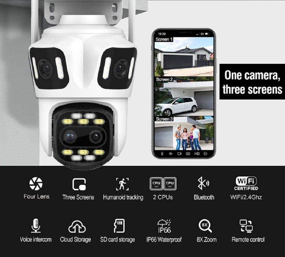 Uzoom 10K 16MP Outdoor PTZ WIF - Home Cinema Outdoor review and price