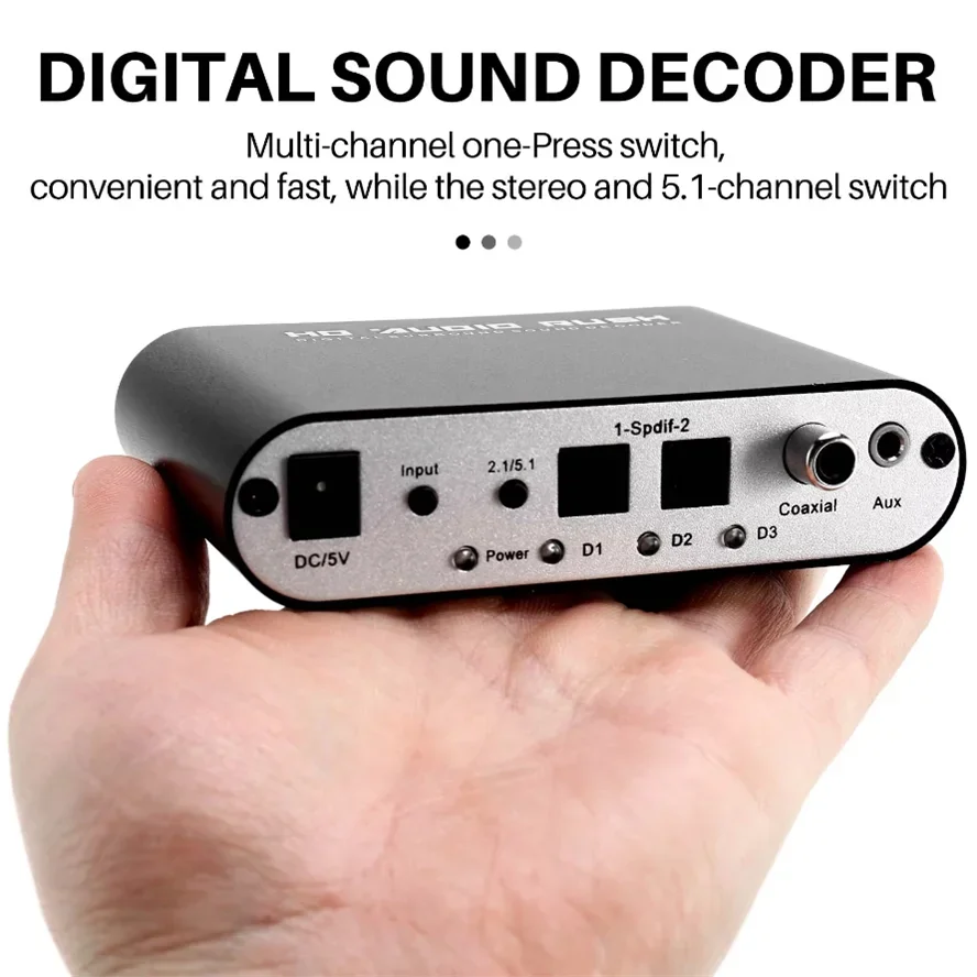 Digital to Analog 5.1 Audio De - Surround Sound Decoder review and price