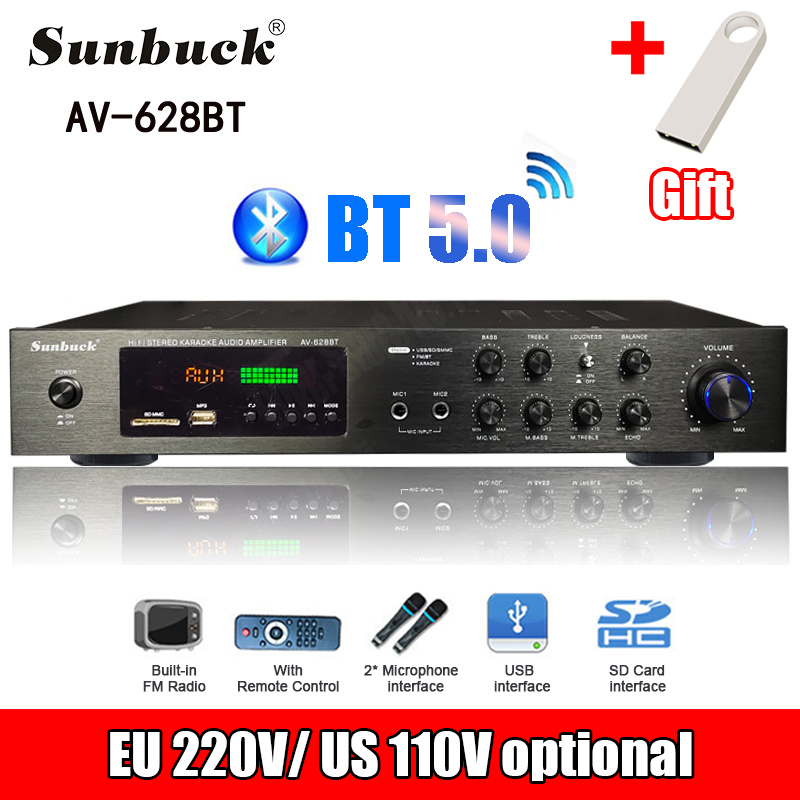 110/220V 2000W Bluetooth Power - Home Cinema Receiver review and price