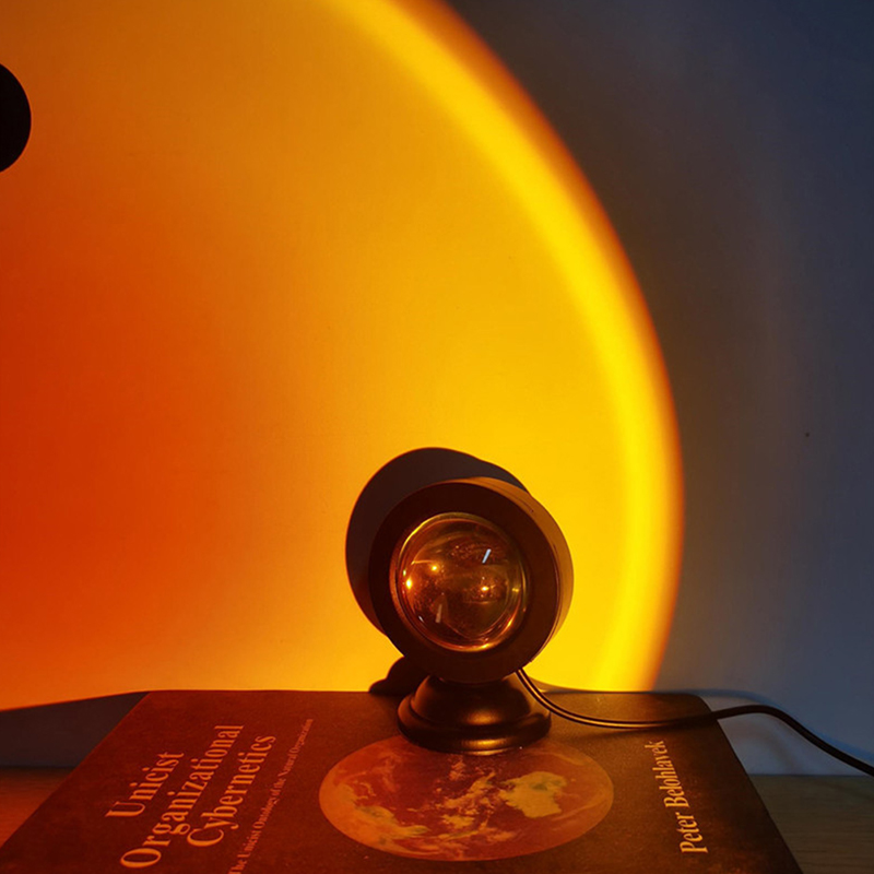 Led USB Sunset Lamp Projector  - Home Cinema Led Projector review and price