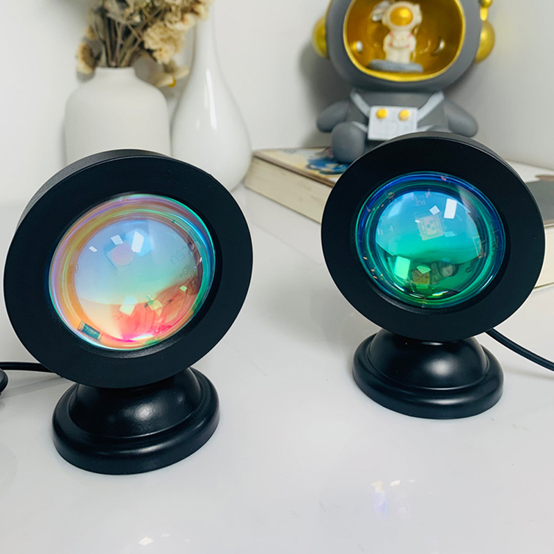 Led USB Sunset Lamp Projector  - Home Cinema Led Projector review and price