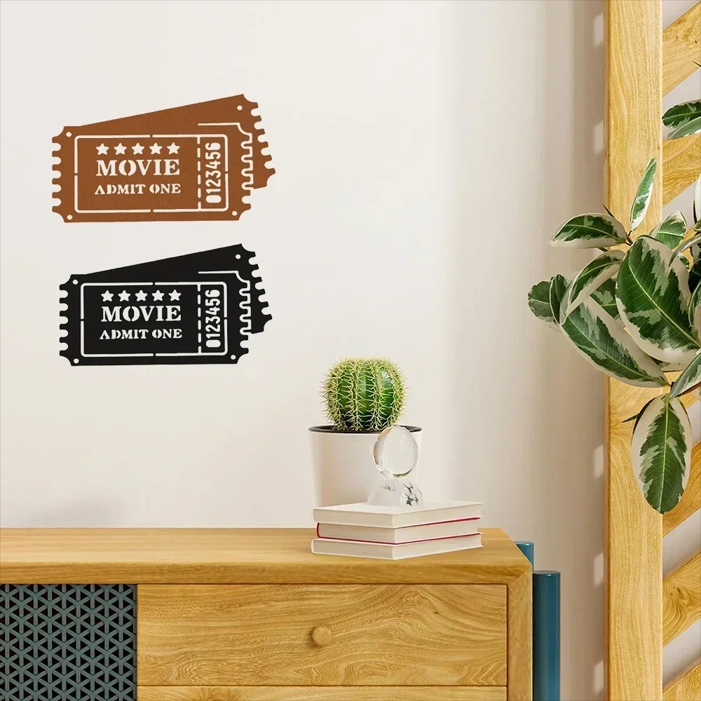CIFBUY Iron Wall Art Movie Ree - Home Cinema Wall review and price