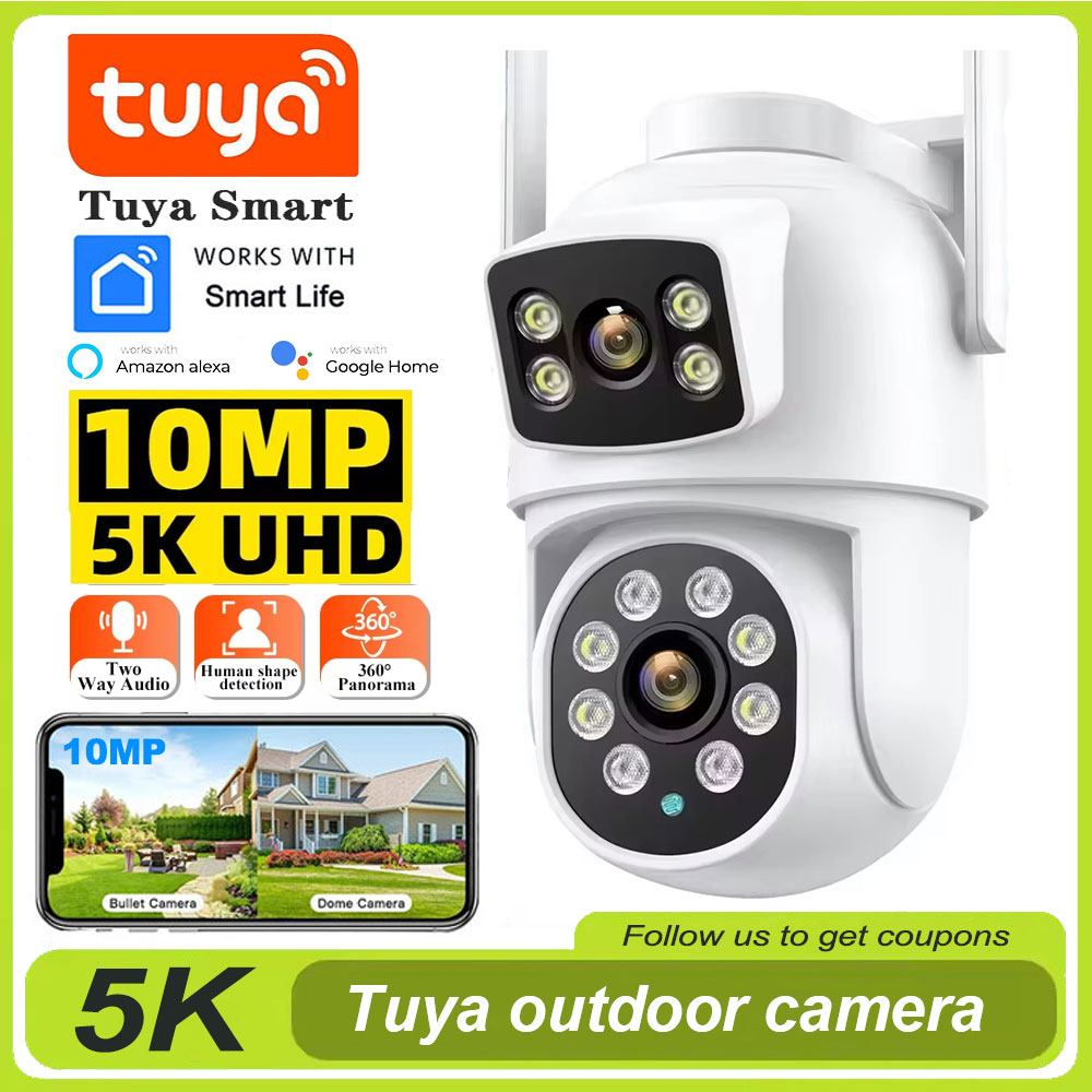 Tuya 4K 8MP Wifi Camera PTZ Ou - Home Cinema Outdoor review and price