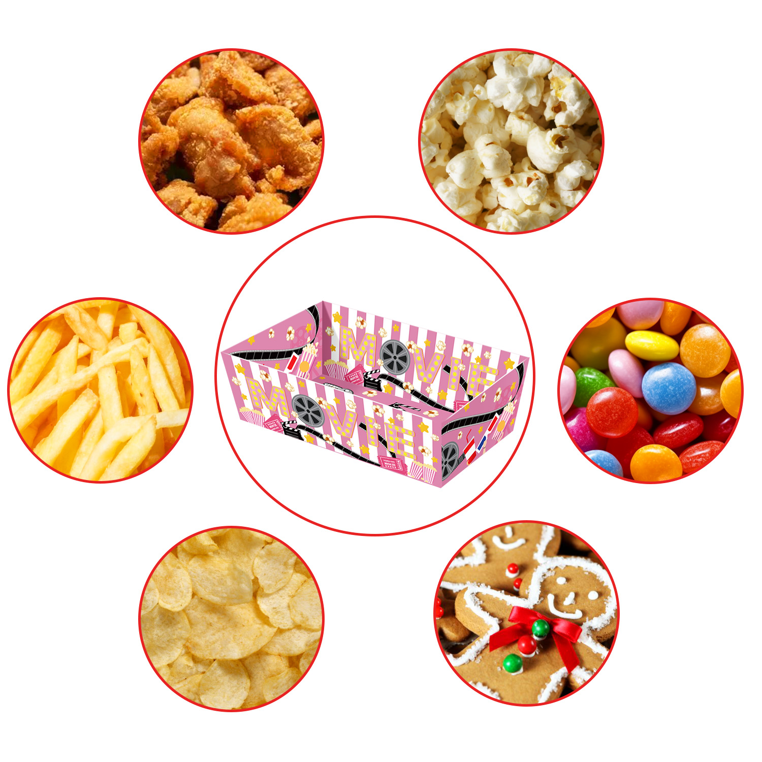 Disposable Cinema Paper Food B - Home Cinema Events review and price