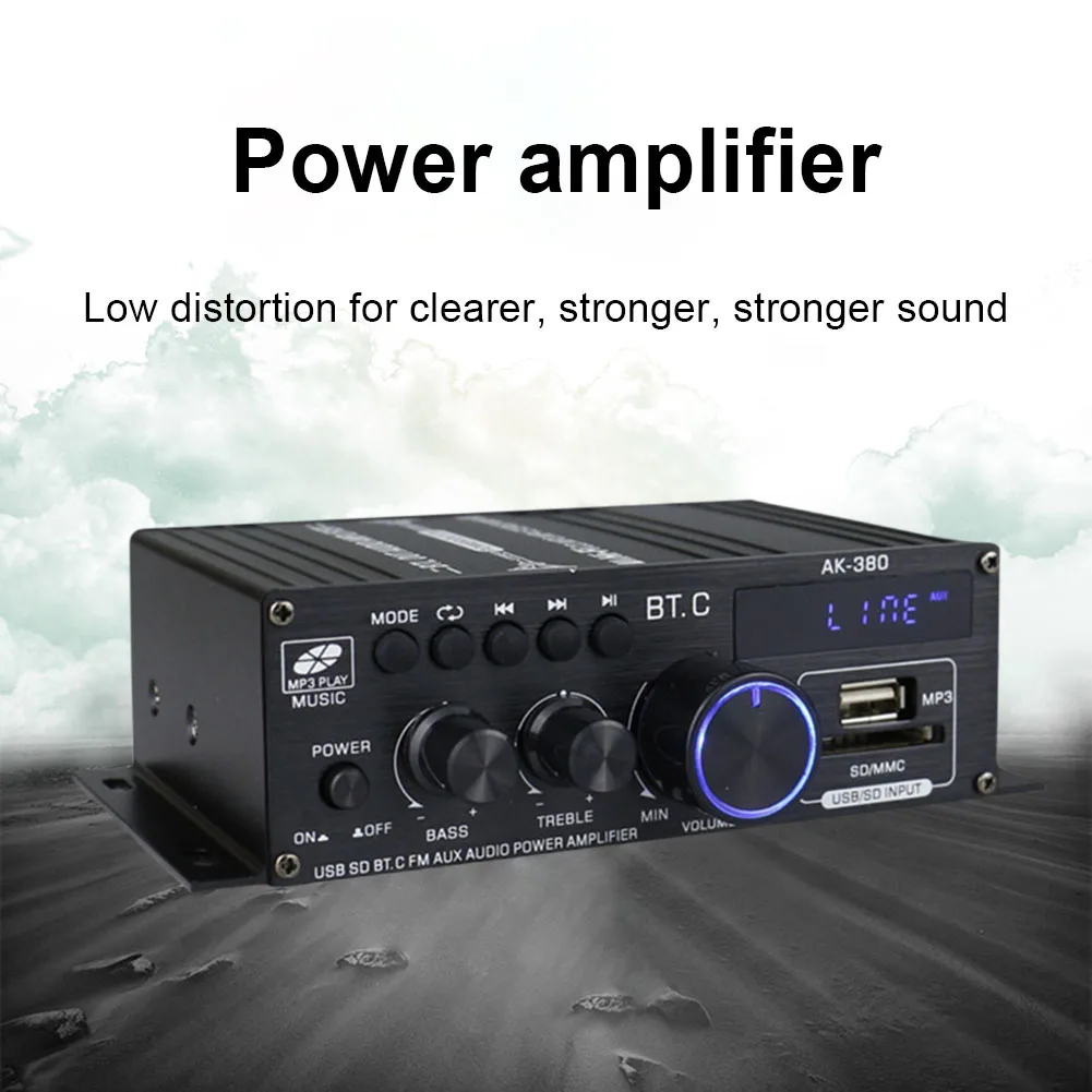 AK-380 800W Home Car Power Amp - Home Cinema Receiver review and price