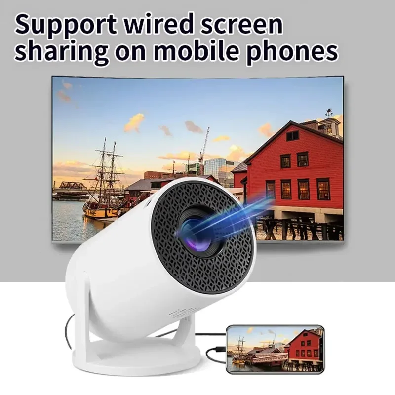 New  Mini HY300  Projector 4K  - Home Cinema Projector 4K review and price
