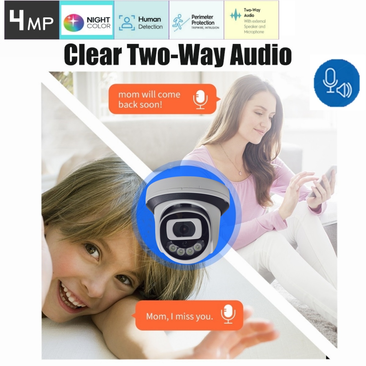 4MP WiFi Security Camera Indoo - Home Cinema System review and price