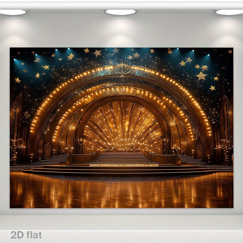Luxury Golden Theater Stage Ar - Home Cinema Events review and price