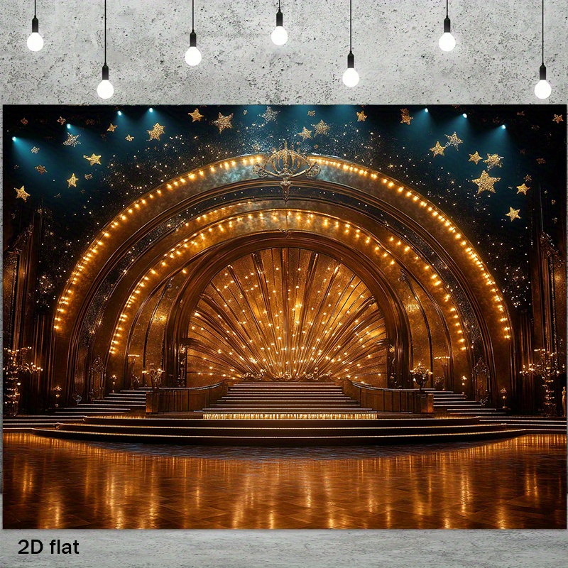 Luxury Golden Theater Stage Ar - Home Cinema Events review and price