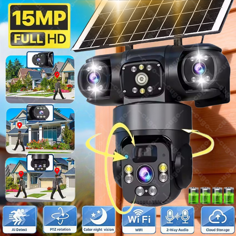 V380 3 Screen 3 Lens WIFI Came - Home Cinema Outdoor review and price