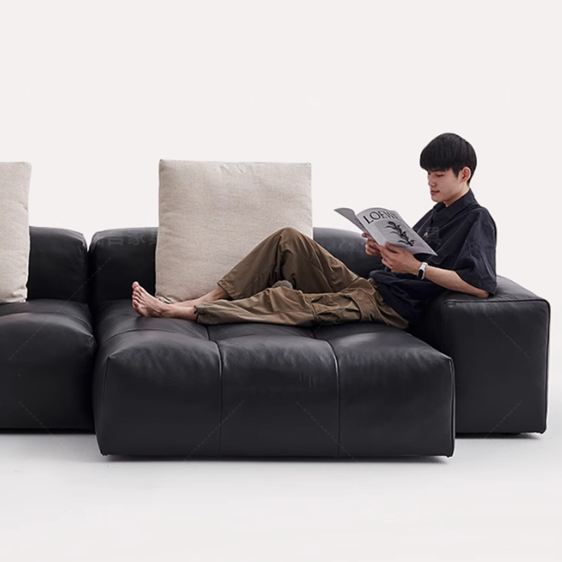 Nordic Leather Compressed Sofa - Home Cinema Luxury review and price