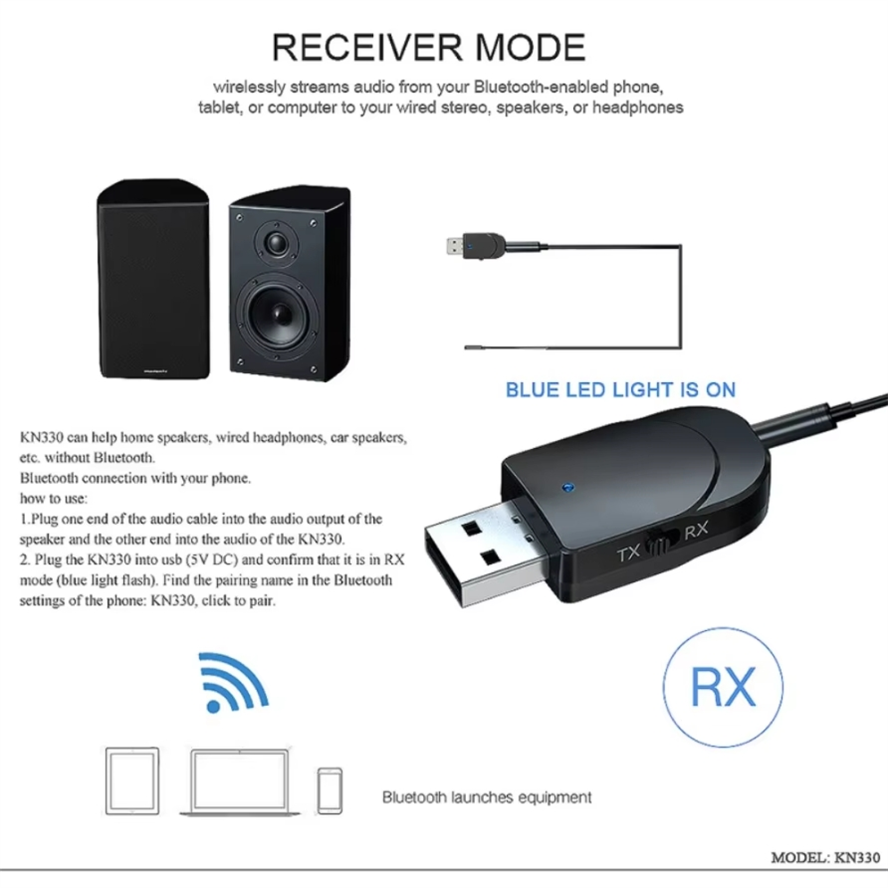 KN330 3 in 1 Bluetooth 5.0 Tra - Home Cinema Receiver review and price