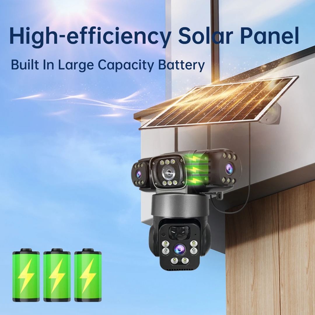 15MP V380 Pro Solar Camera Out - Home Cinema Outdoor review and price
