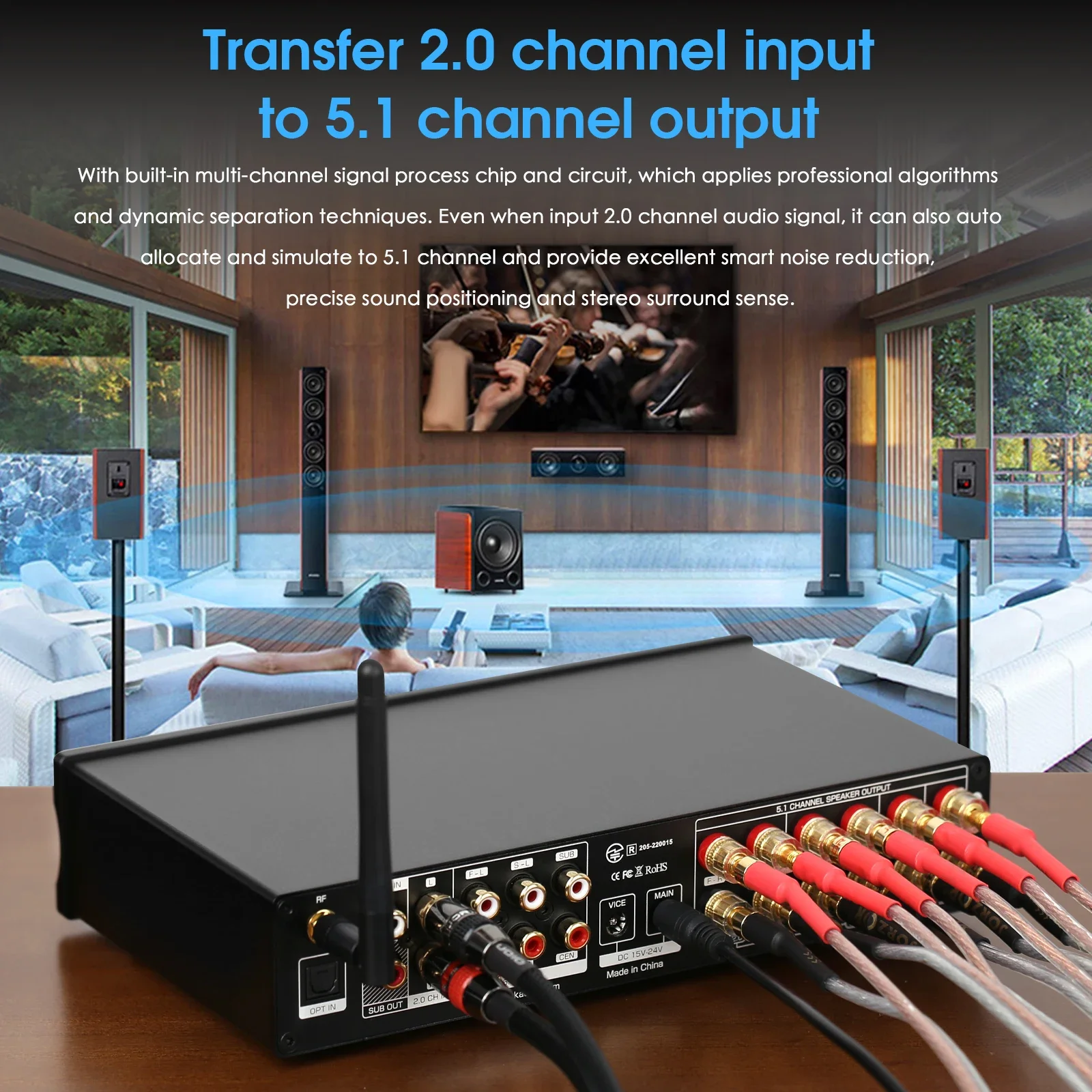 Douk Audio 5.1 Channel Digital - Home Cinema Receiver review and price