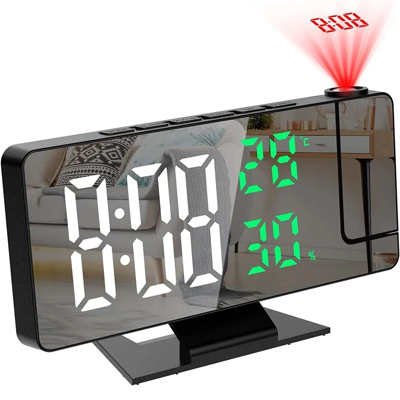 LED Digital Alarm Clock Projec - Home Cinema Led Projector review and price