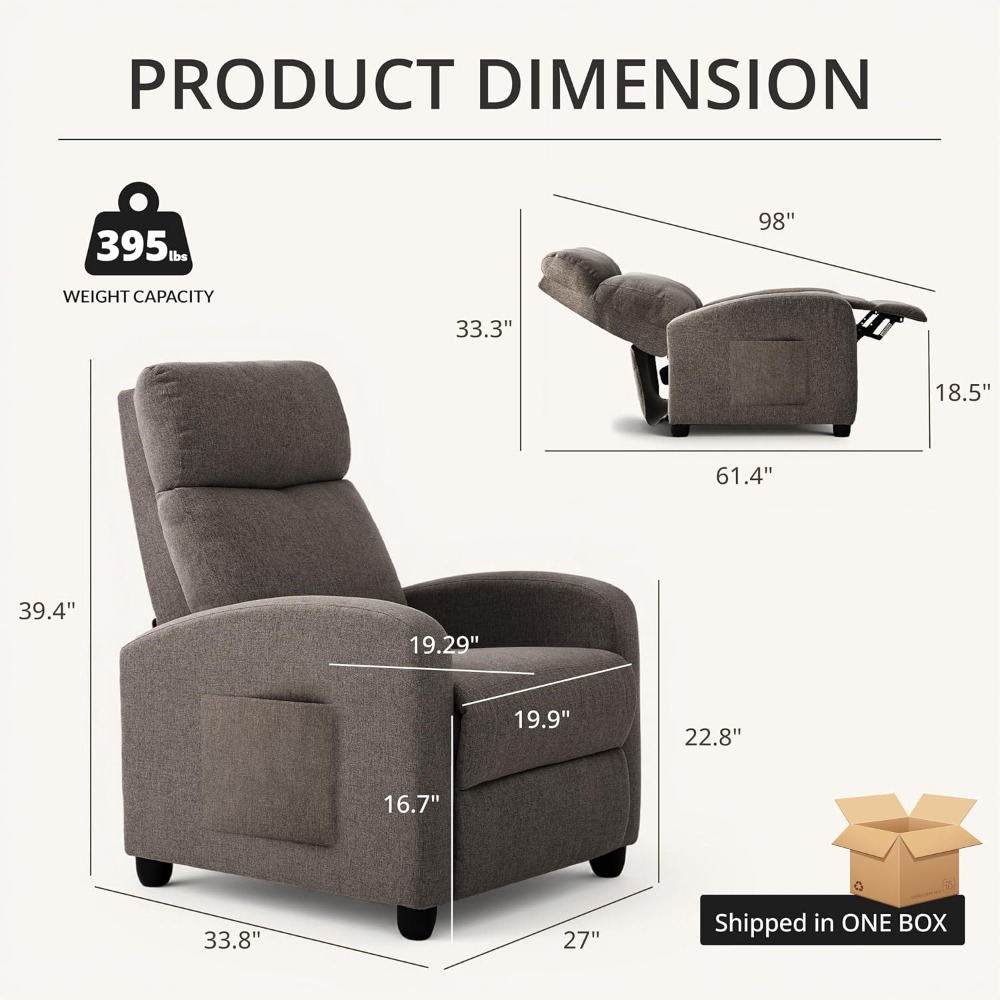 Modern Manual Push Back Reclin - Home Cinema Hall review and price