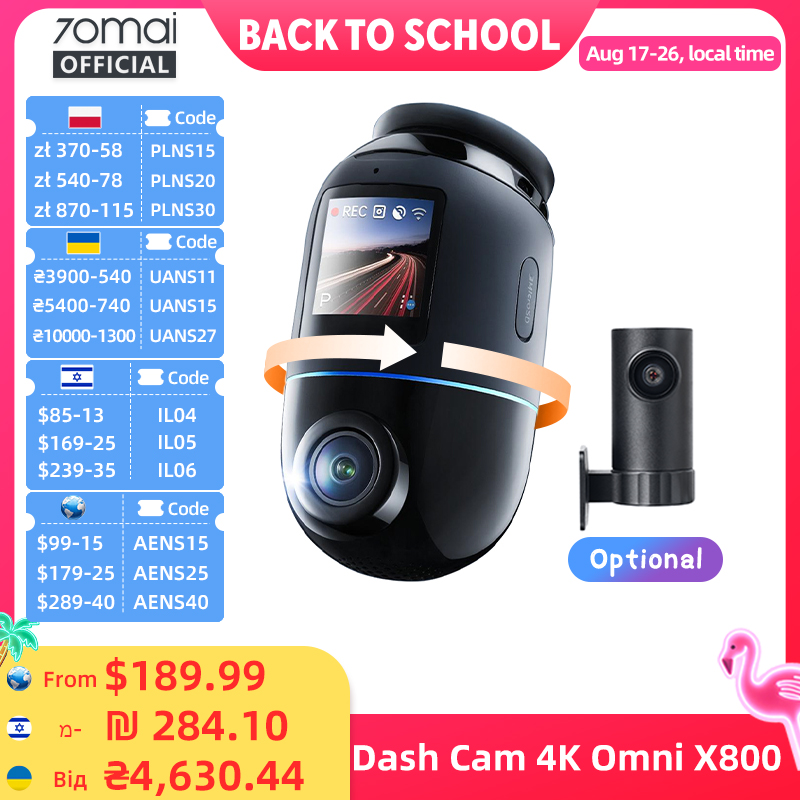 Global Version 70mai Dash Cam  - Home Cinema Blu Ray Sony review and price