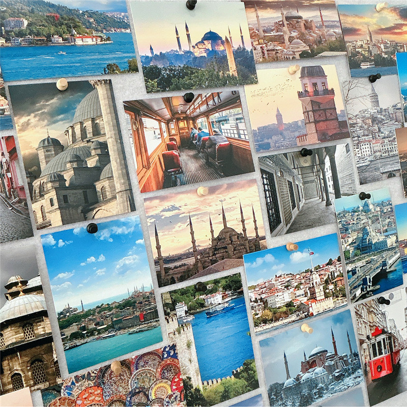 30Pcs 10x14cm Travel Landscape - Home Cinema Wall review and price