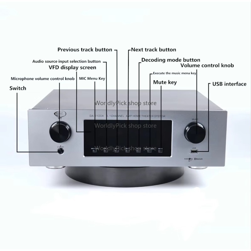 Home Theater Karaoke Amplifier - Home Cinema Receiver review and price