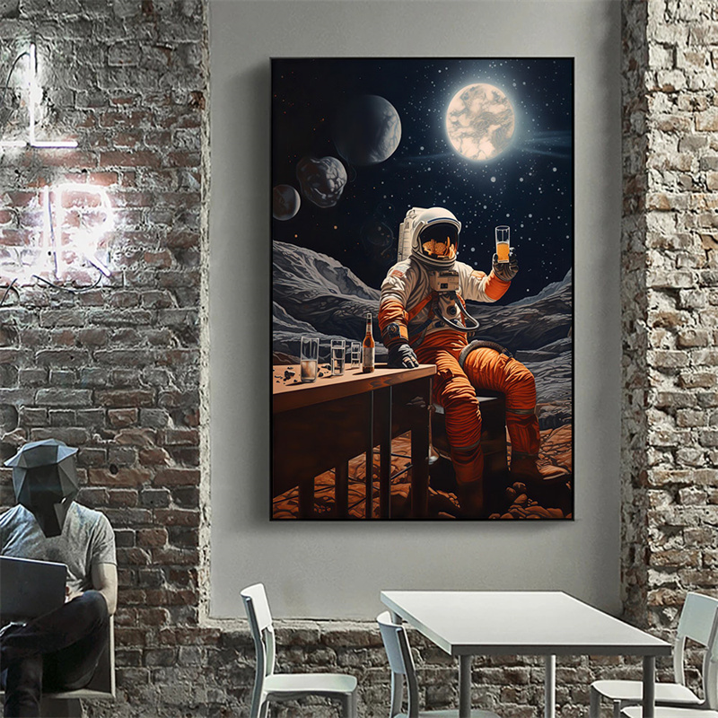 Modern Astronaut Posters Astro - Home Cinema Wall review and price
