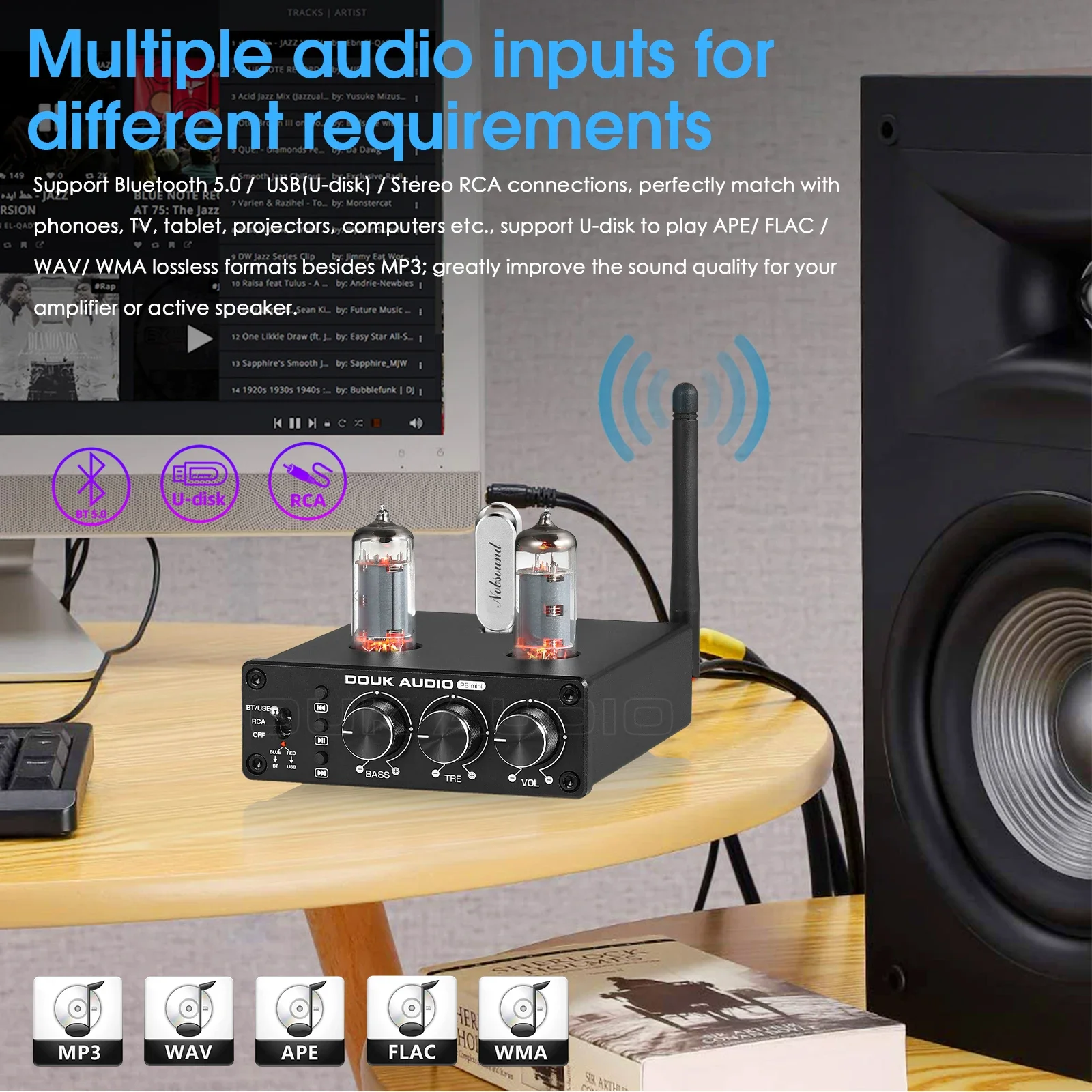 Douk Audio HiFi Bluetooth 5.0  - Home Cinema Receiver review and price