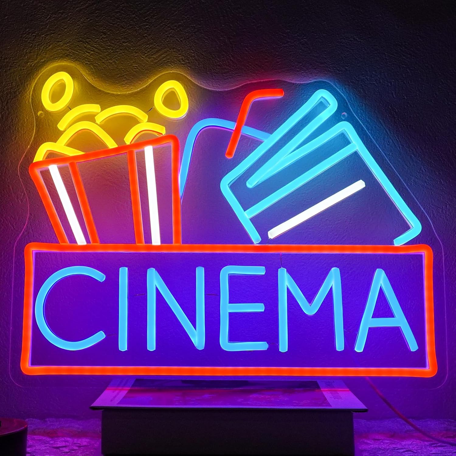 Cinema Neon Sign USB Powered L - Home Cinema Outdoor review and price