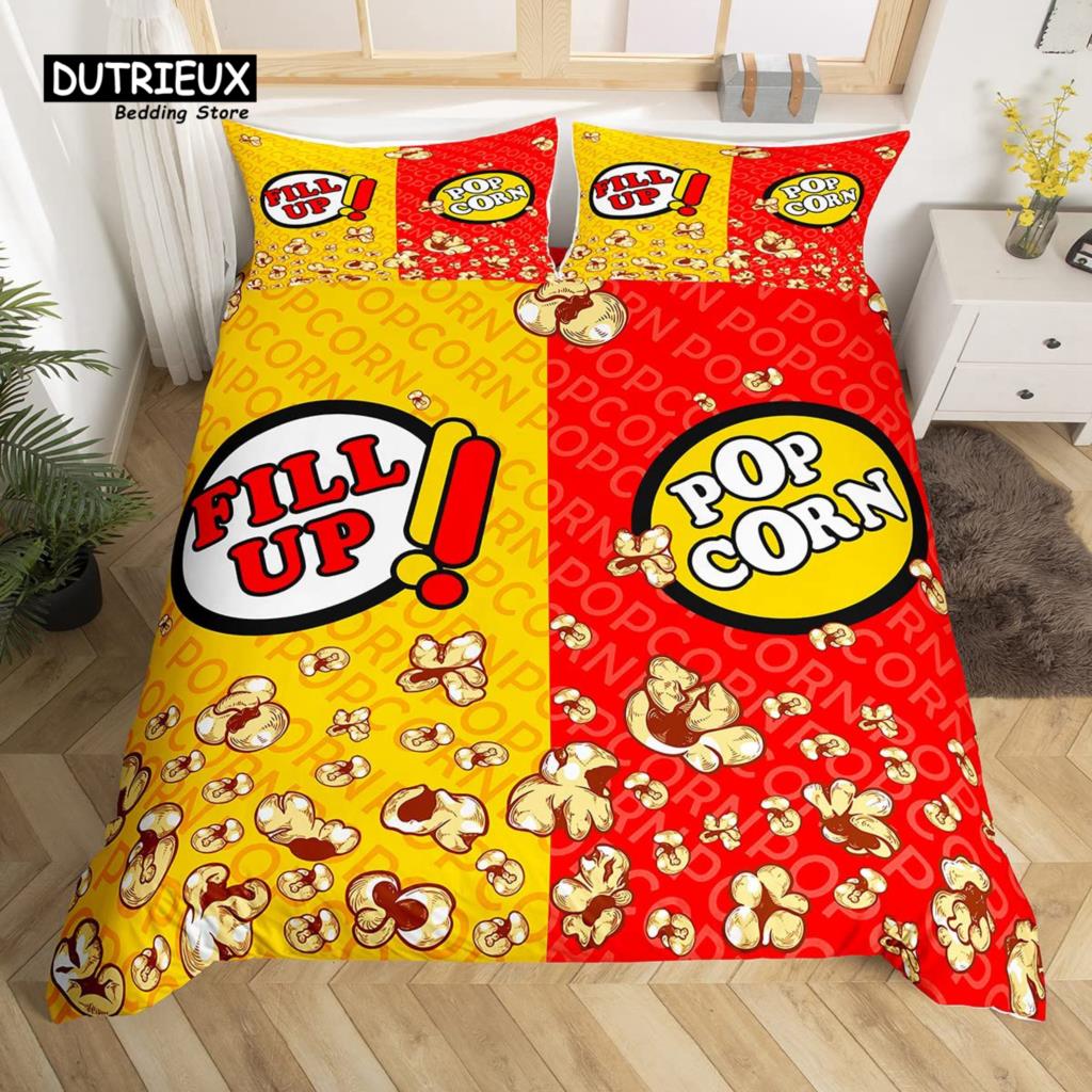 Popcorn Duvet Cover Movie Thea - Home Cinema Kids review and price